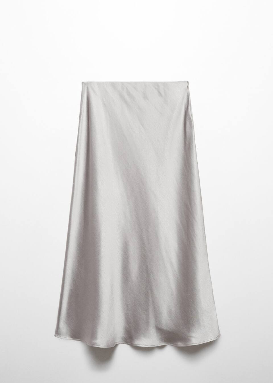 Midi satin skirt -  Women | Mango USA | MANGO (US)