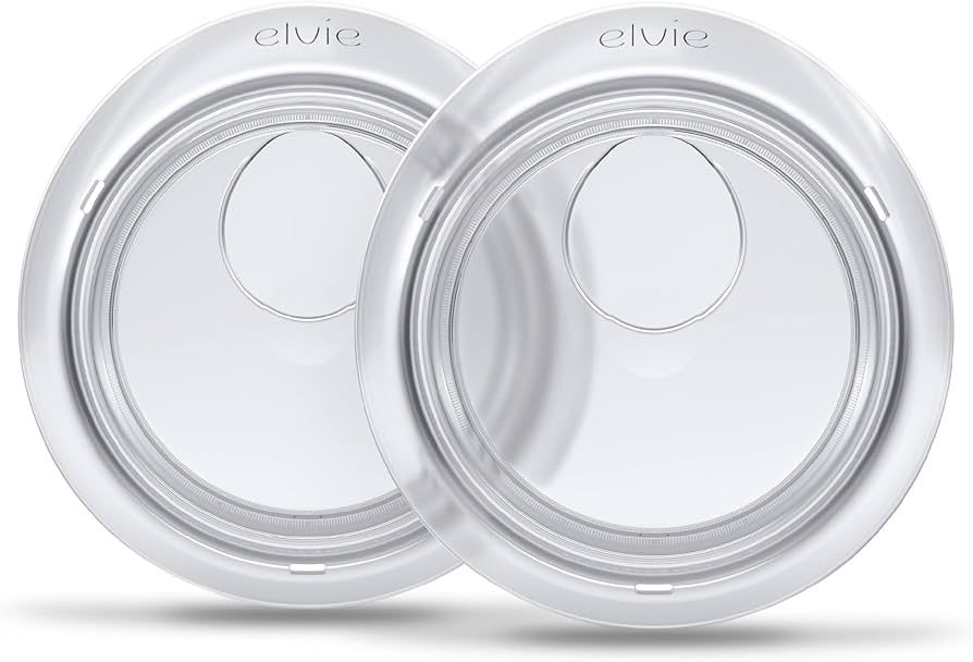 Elvie Catch Milk Collection Shells | Set of Two Discreet Leak-Protection Silicone Cups, Reuse You... | Amazon (US)