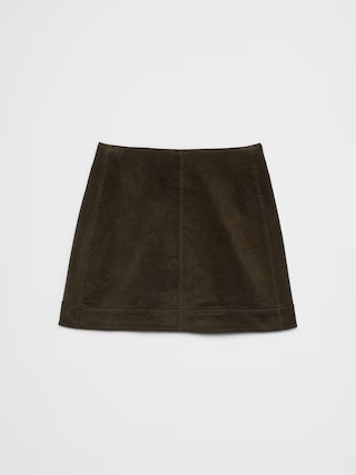 Corduroy Seamed Mini Skirt | Banana Republic Factory