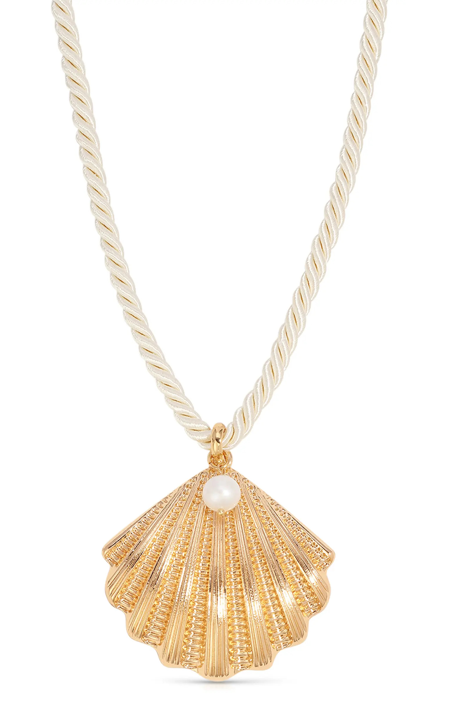 Scallop Shell Pendant Necklace | Nordstrom