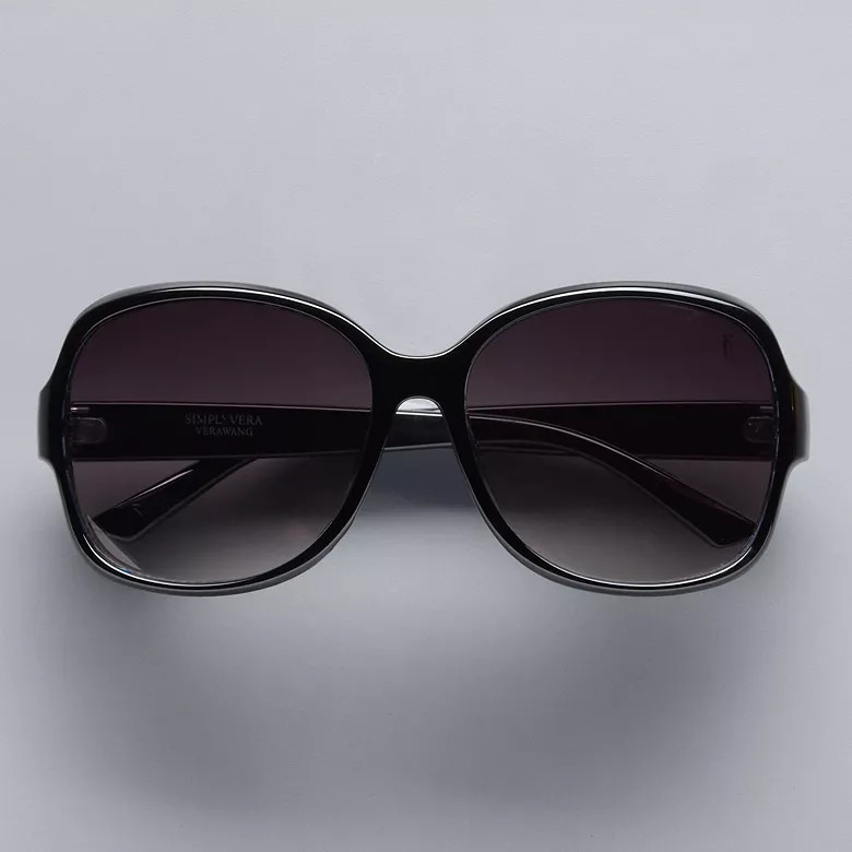 Women's Simply Vera Vera Wang Birdie Midsize Square Sunglasses | Kohl's