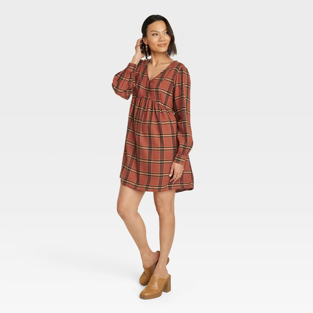 Women's Bishop Sleeve A-Line Dress - Knox Rose™ | Target
