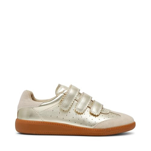 Steve Madden Women's Momentum Sneaker, Gold, 6.5 | Amazon (US)