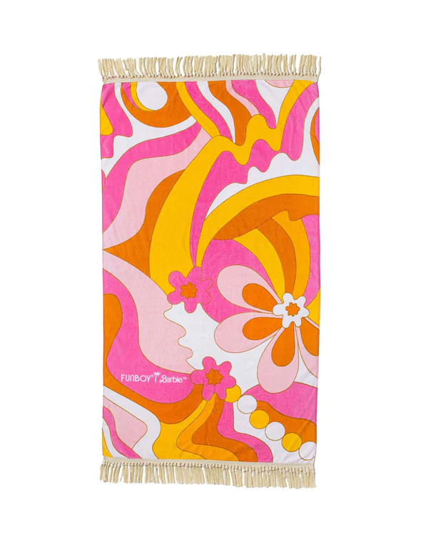 FUNBOY X Barbie™ Dream Oversized Beach Towel | FUNBOY