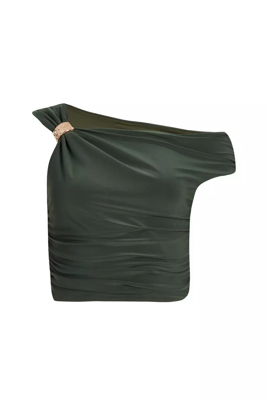 Khaki Drop Sleeve Top | Quiz Clothing