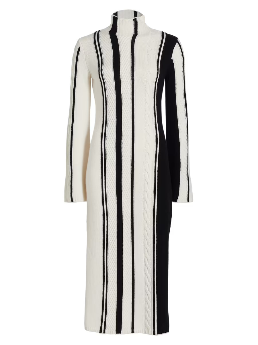 Loulou Studio Alby Cable Knit Sweaterdress | Saks Fifth Avenue