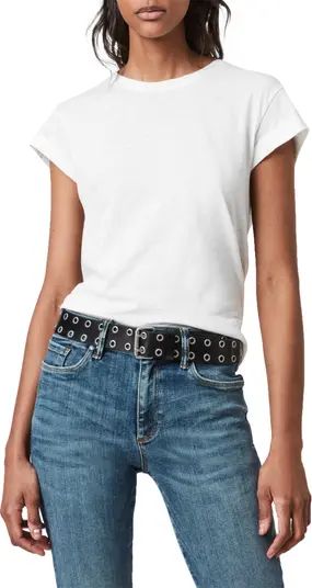 Anna Cuff Sleeve Cotton T-Shirt | Nordstrom