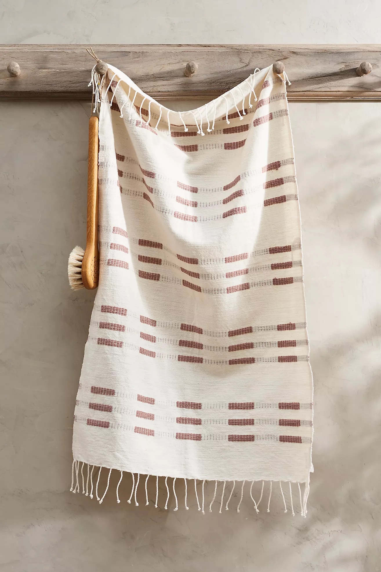 Soho Cotton Hand Towel, Clay | Terrain