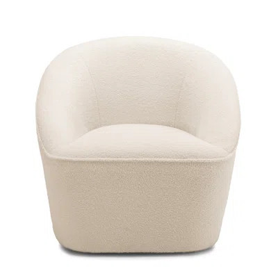 Boucle Swivel Sitting Relax Chair For Home - Soft And Cozy, Modern, Decorative Accent Fabric, Construction, Modern | Wayfair North America