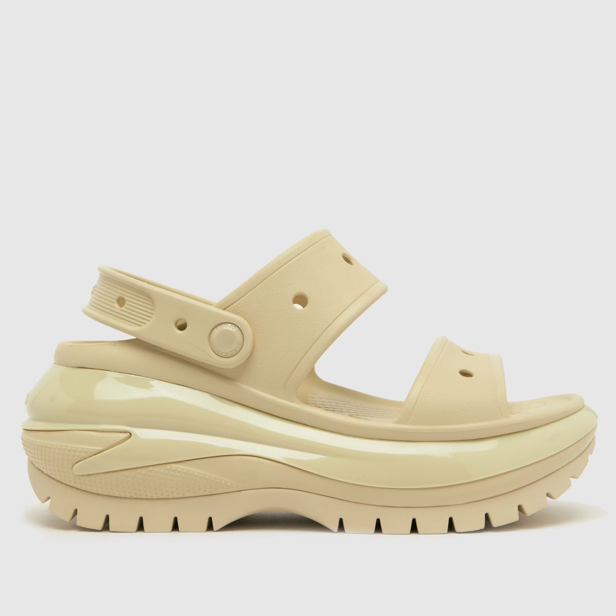 Crocs classic mega crush sandals in natural | Schuh