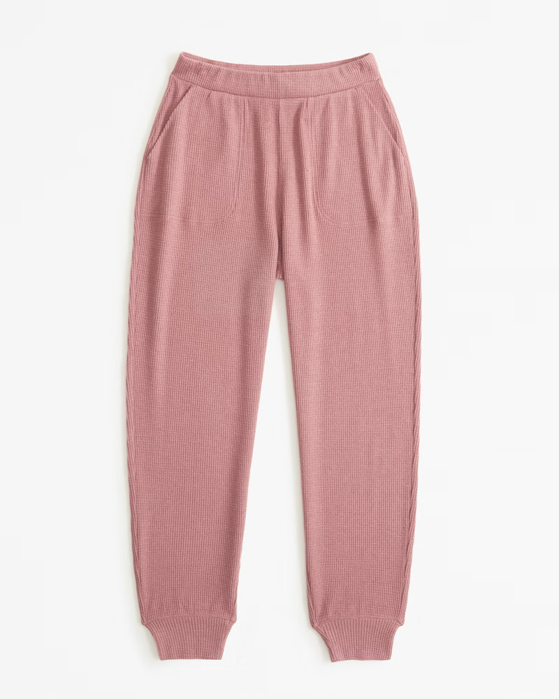 Women's Lounge Waffle Jogger | Women's Intimates & Sleepwear | Abercrombie.com | Abercrombie & Fitch (US)