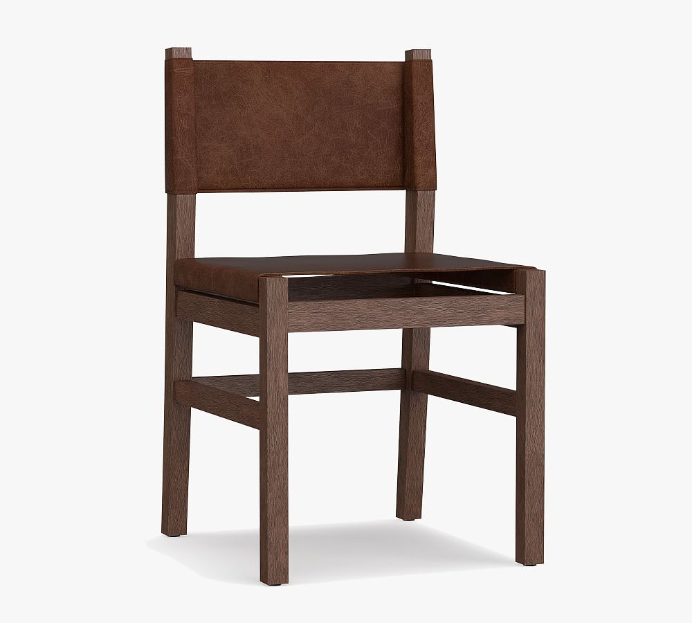 Segura Leather Dining Chair | Pottery Barn (US)