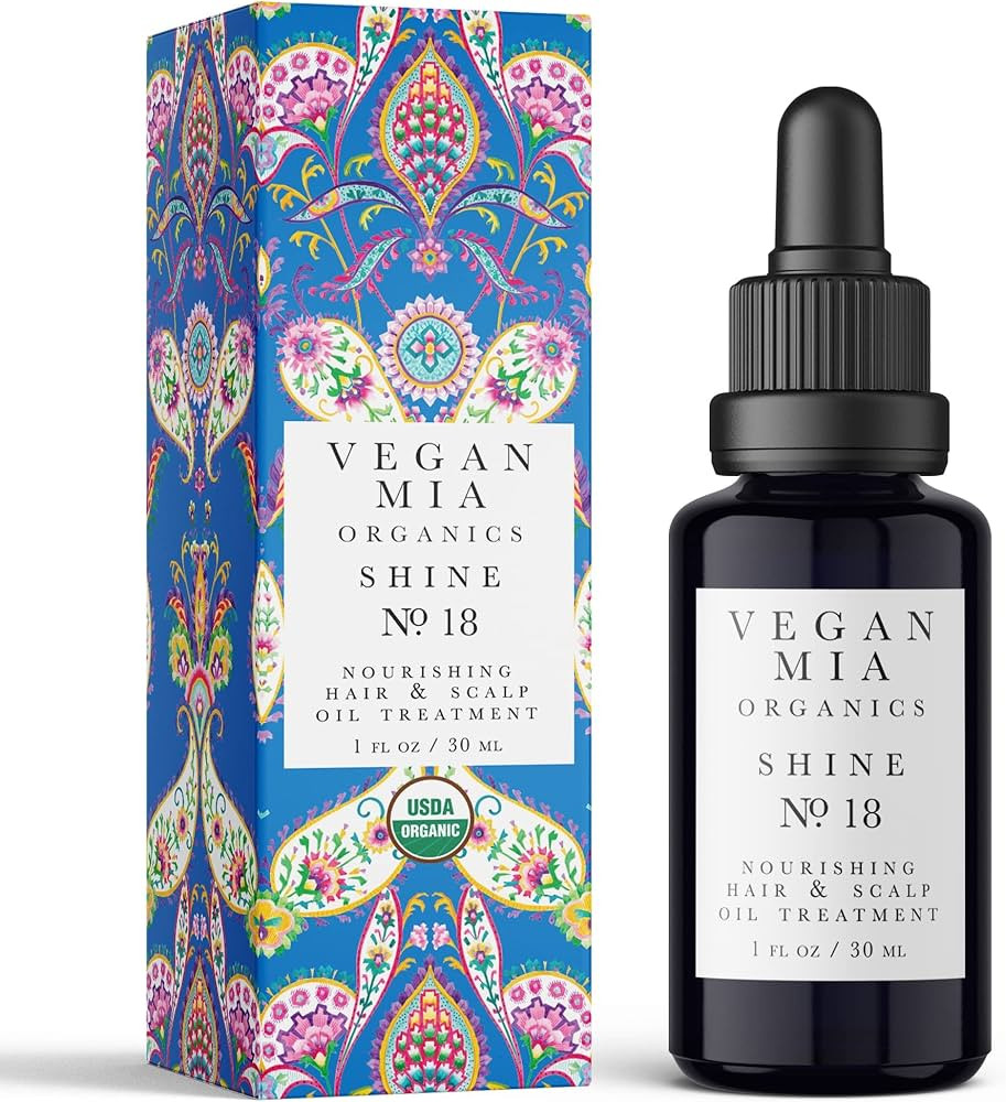 Vegan Mia - USDA Organic Hair Growth Oil & Scalp Oil - Organic Rosemary Oil for Hair Growth Organ... | Amazon (US)