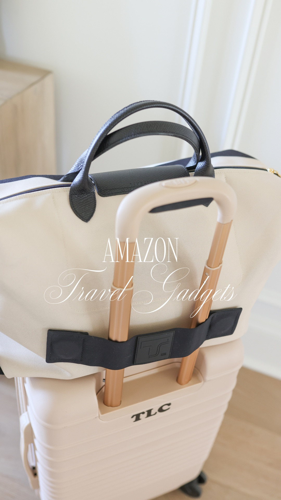 Not all travel bags come with a trolley strap, and if you've ever set your bag on top of your luggage only to turn around and find it on the floor, you get it.

Honestly, I wasn't even looking for this. I was sharing my Longchamp bag in a reel and someone in the comments told me I had to get this, and they were so right. This is literally the perfect accessory to pair with it if you've been eyeing that bag too.

Amazon finds, Amazon travel finds, travel bag, longchamp bag, custom longchamp travel bag, beis luggage, personalized luggage 

#LTKTravel