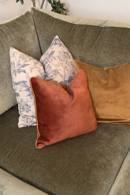 Spring throw pillows, French blue pillow covers

#LTKhome
