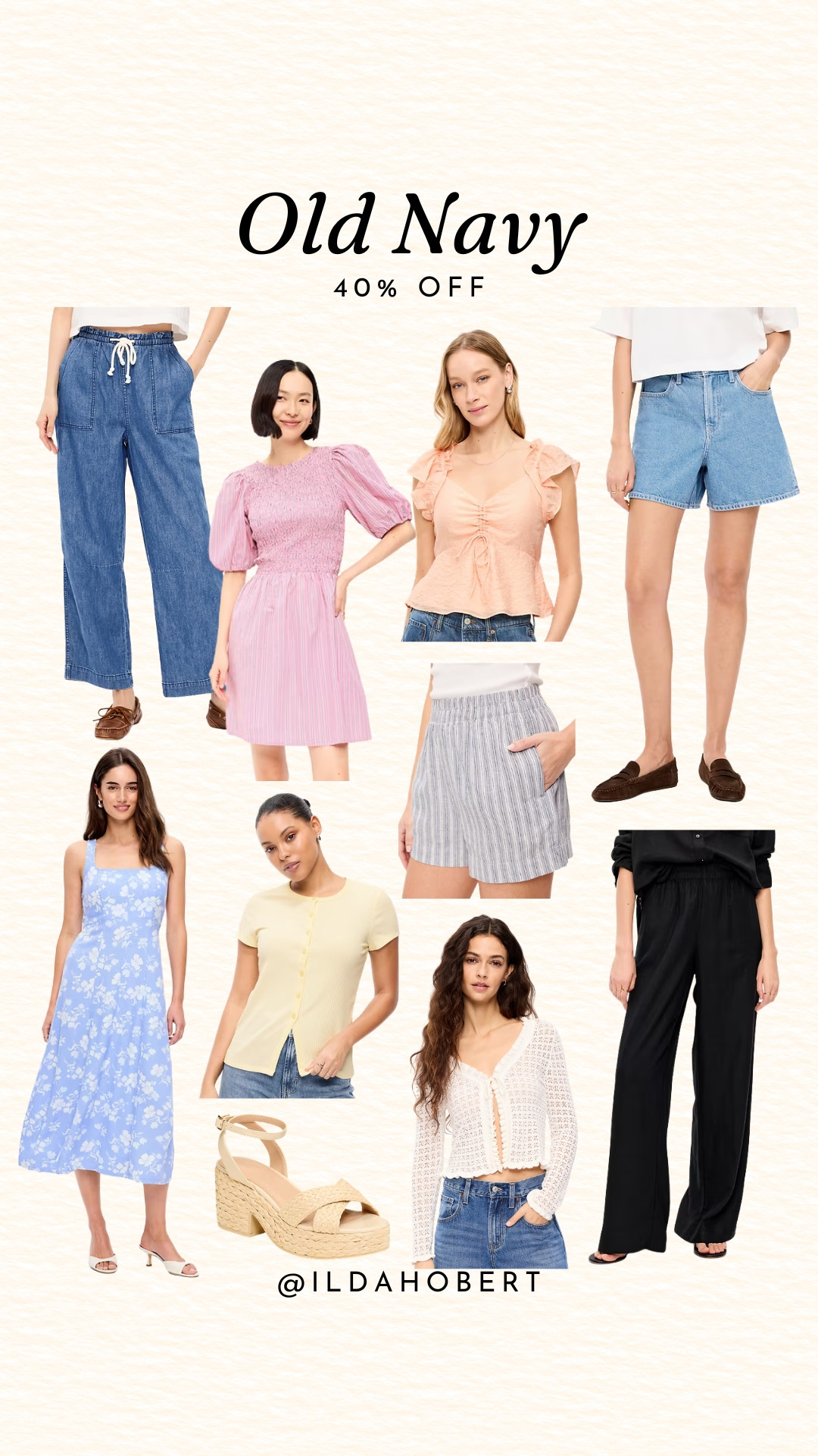 Old navy - 40% off today! 

spring, vacation, spring break, summer, travel, jeans, dress, easter 

 

#LTKootd #LTKSeasonal #LTKSaleAlert