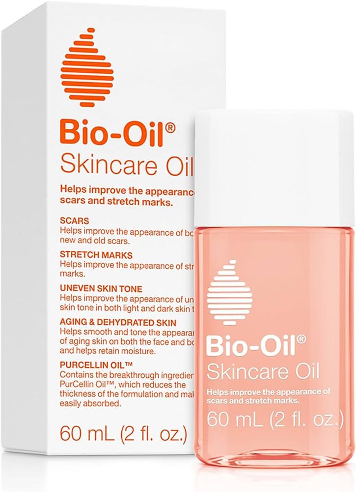 Bio-Oil Skincare Body Oil, Vitamin E, Serum for Scars & Stretchmarks, Face & Body Moisturizer, 2 ... | Amazon (US)