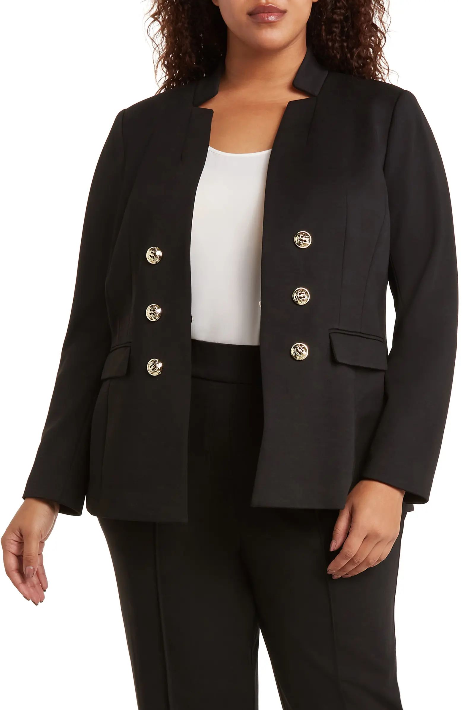 Faux Double Breasted Ponte Blazer | Nordstrom