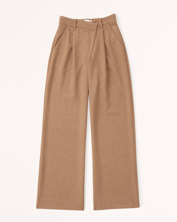 Tailored Ultra Wide Leg Pant | Abercrombie & Fitch (US)