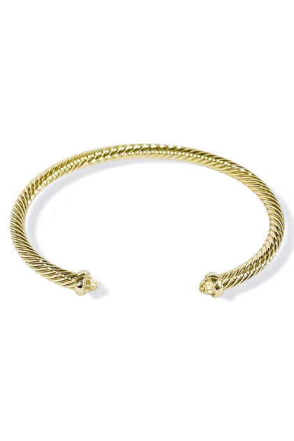 Onto The Next Clear and Gold Cuff Bracelet | The Willow Tree