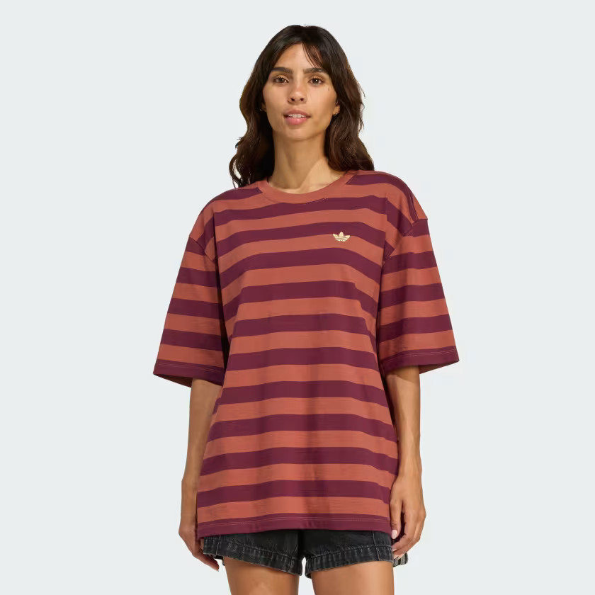 ADIDAS ORIGINALS ATHL DEPT STRIPED SHORTSLEEVE TEE | adidas (US)
