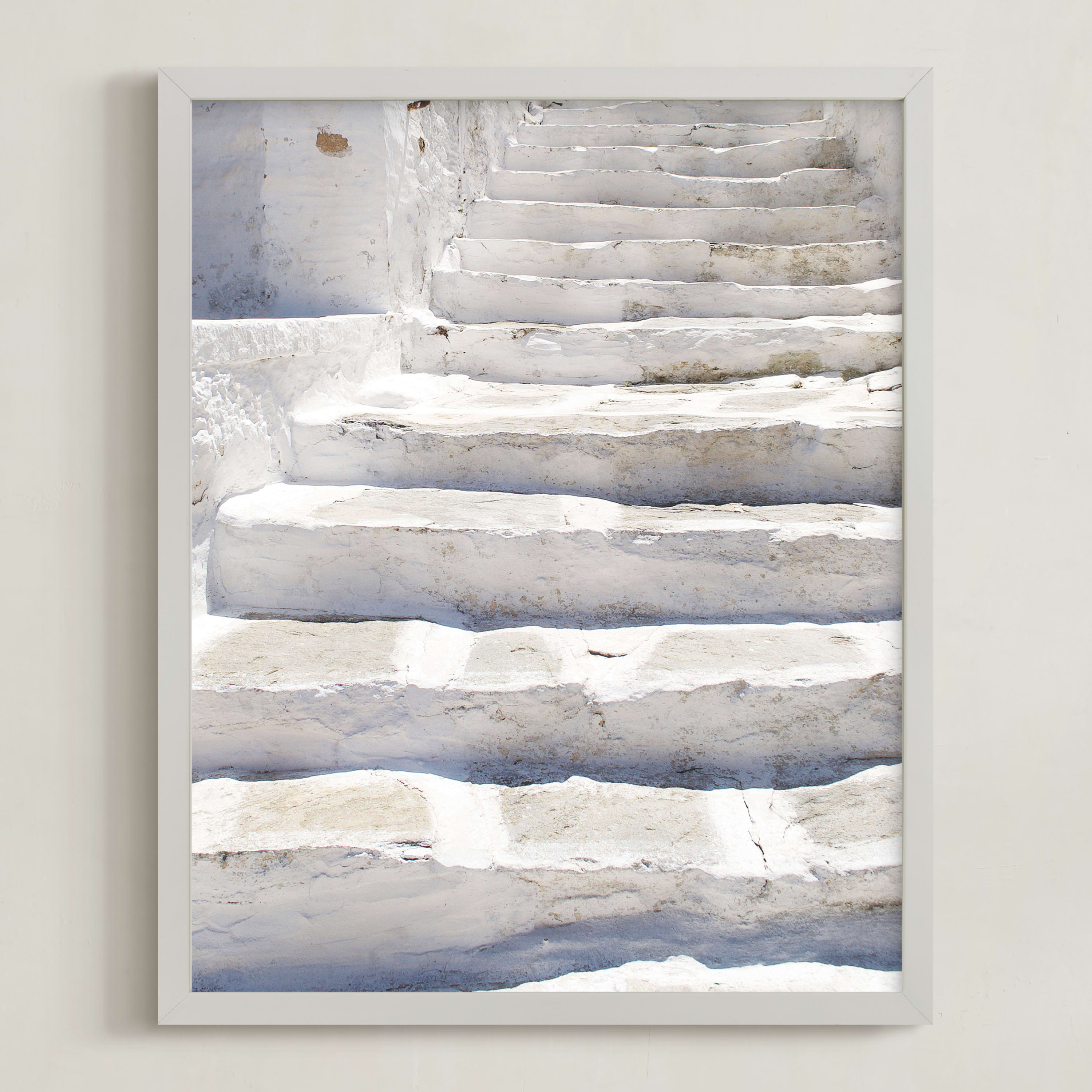 "White stairs" - Photography Limited Edition Art Print by Marimba Morris. | Minted