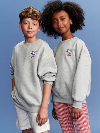 Old Navy x Disney© Mickey Mouse Flag Graphic Crew-Neck Sweatshirt for Boys | Old Navy (US)