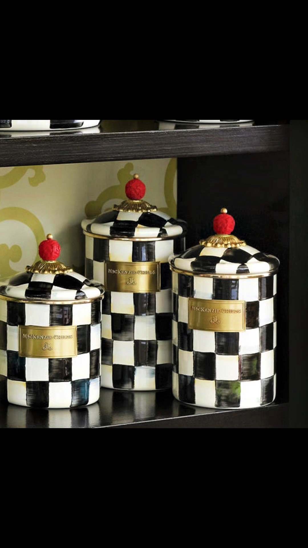 Have you had your eye on MacKenzie-Childs Courtly Check Enamel Canisters?  Head over to the MacKenzie-Childs barn Sale!  


#sale
#salealert
#ltksale

#LTKHome #LTKSaleAlert