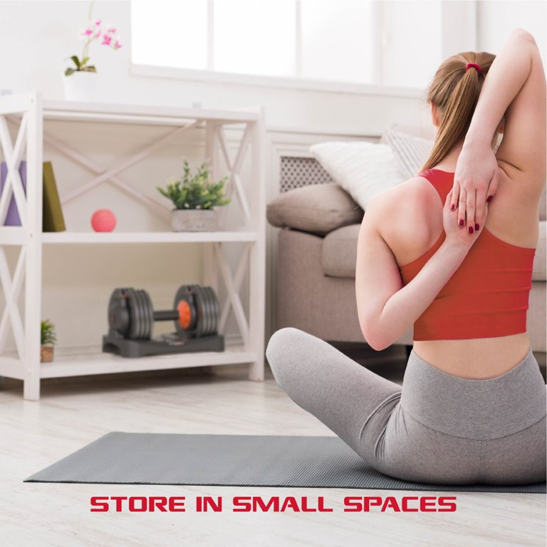 FitRx SmartBell, 25lbs. Quick-Select 9 in 1 Adjustable Dumbbell for Home Gym, 5-25lbs. Weight in ... | Walmart (US)