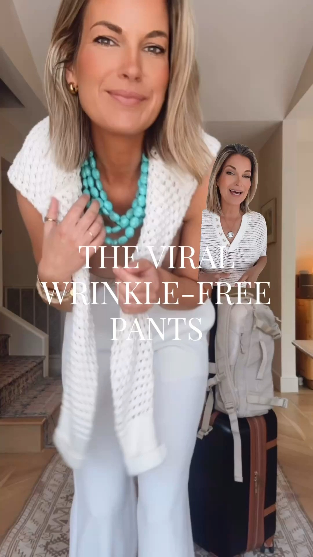 The viral travel pants that don’t wrinkle!!! I am 5’11” in small tall.

#LTKOver40 #LTKootd #LTKTall