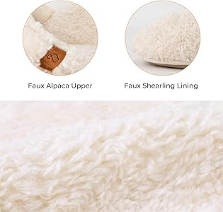 EverFoams Women's Fuzzy Wool-Like Memory Foam Slip on House Slippers Cozy Soft Indoor Outdoor Lad... | Amazon (US)