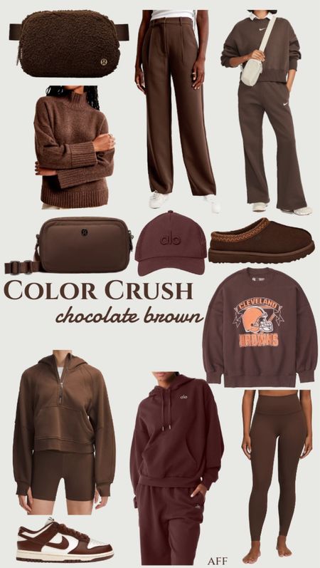 Chocolate Brown is everywhere right now, and I love it! Linking some favorites here🤎
…………………
lululemon fleece bag, lululemon belt bag, lululemon sherpa bag, brown trousers, chocolate trousers, nike sweatsuit, brown sweatsuit, cropped sweatshirt, Abercrombie sweatshirt, brown nikes, chocolate nikes, brown lululemon, brown biker shorts, lululemon scuba hoodie, brown sweater, chocolate sweater, alo hat, alo sweatsuit, alo cherry chocolate, alo cherry coke, brown ugg tazz, ugg tazz chocolate, brown ugg Tasman slippers, best slippers, gifts for her, gifts for girls, gifts for women, brown leggings, chocolate leggings, lululemon new arrivals, alo new arrivals, alo finds, Lulu finds, oversized sweatshirt, wide leg trousers, alo dupes, vuori dupe, vuori trousers, workwear, work pants, teacher pants, teacher outfits, fall trends, fall looks, fall outfit ideas, travel day looks, travel day outfit, travel outfit, travel look, loungewear 

#LTKstyletip #LTKGiftGuide #LTKfindsunder100