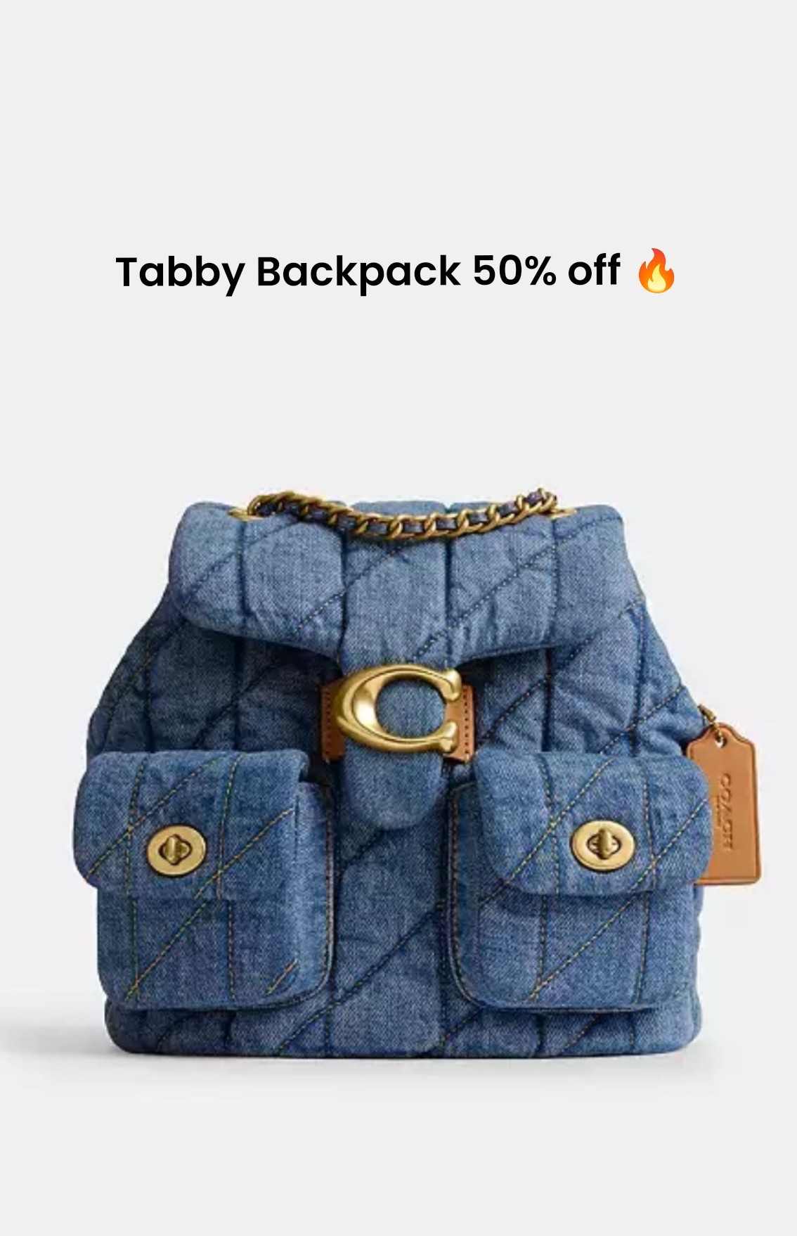An amazing deal on this lovely Coach Tabby backpack 😍😍

#everydaystyle #ltkstyle #valentinegiftidea #fashionfind

#LTKValentine #LTKSaleAlert #LTKTravel