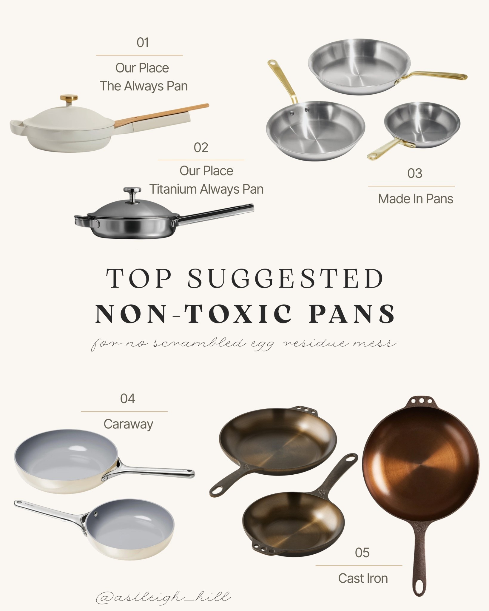Top suggested non-toxic, no-stick pans 🍳 

#LTKfoodie #LTKHome