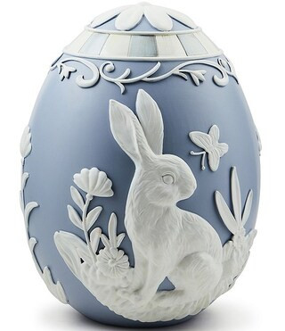 Easter Collection Cameo Large Pale Blue Egg Figurine | Dillard's