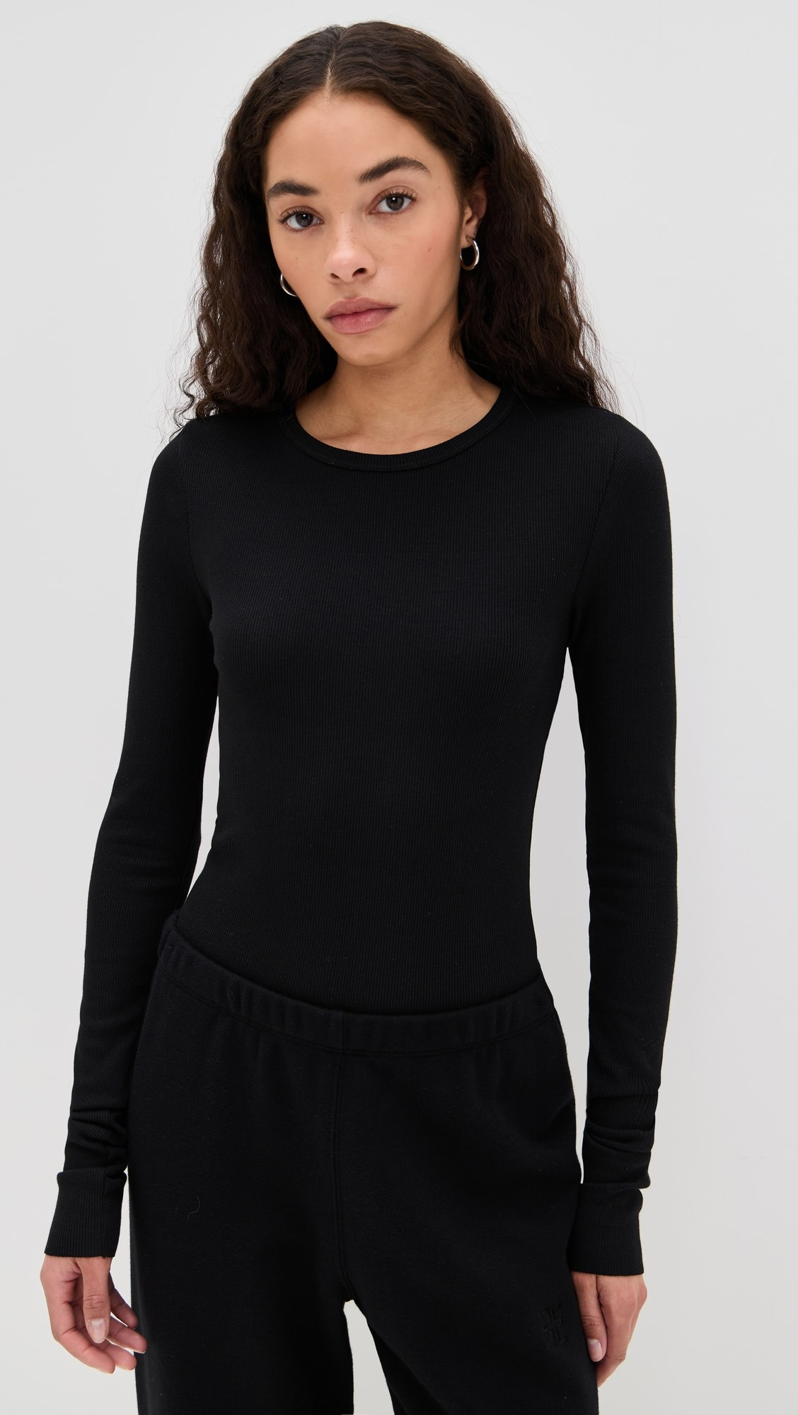 Long Sleeve Fitted Top | Shopbop