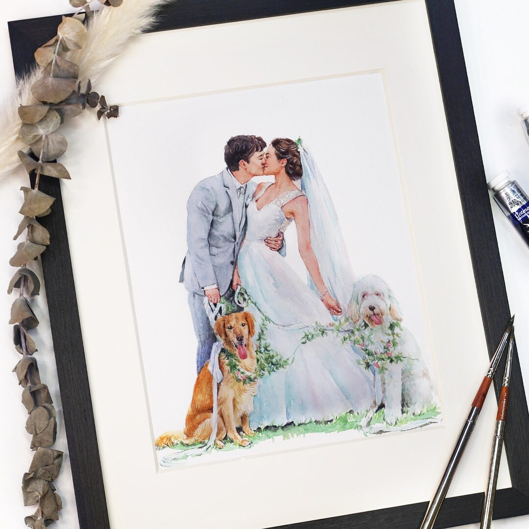 Couple Proposal Portrait, Custom Portrait From Photo, Engagement Gift, Gift for Couples, Annivers... | Etsy (US)