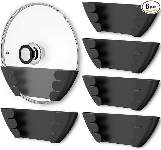 Universal Pot Lid Organizer for Cabinet - Upgraded Patented Niceyos 6 Pack Pan Lids Organizers In... | Amazon (US)