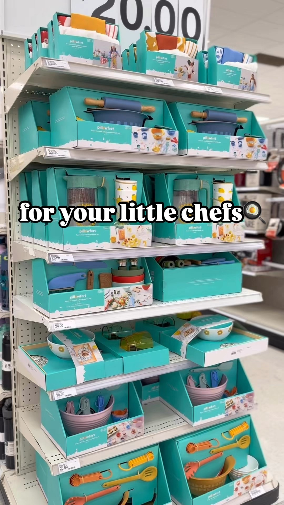 If you have a little one who loves being in the kitchen with you then these little sets will be perfect for them! The apron prints are the absolute cutest! 