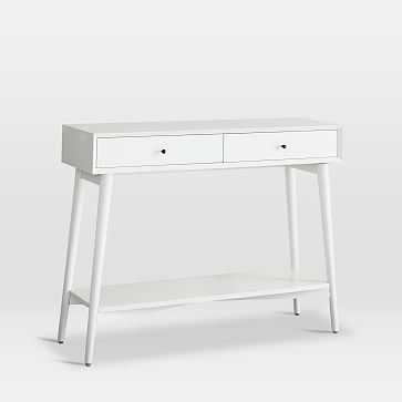 Mid-Century Console, White | West Elm (US)