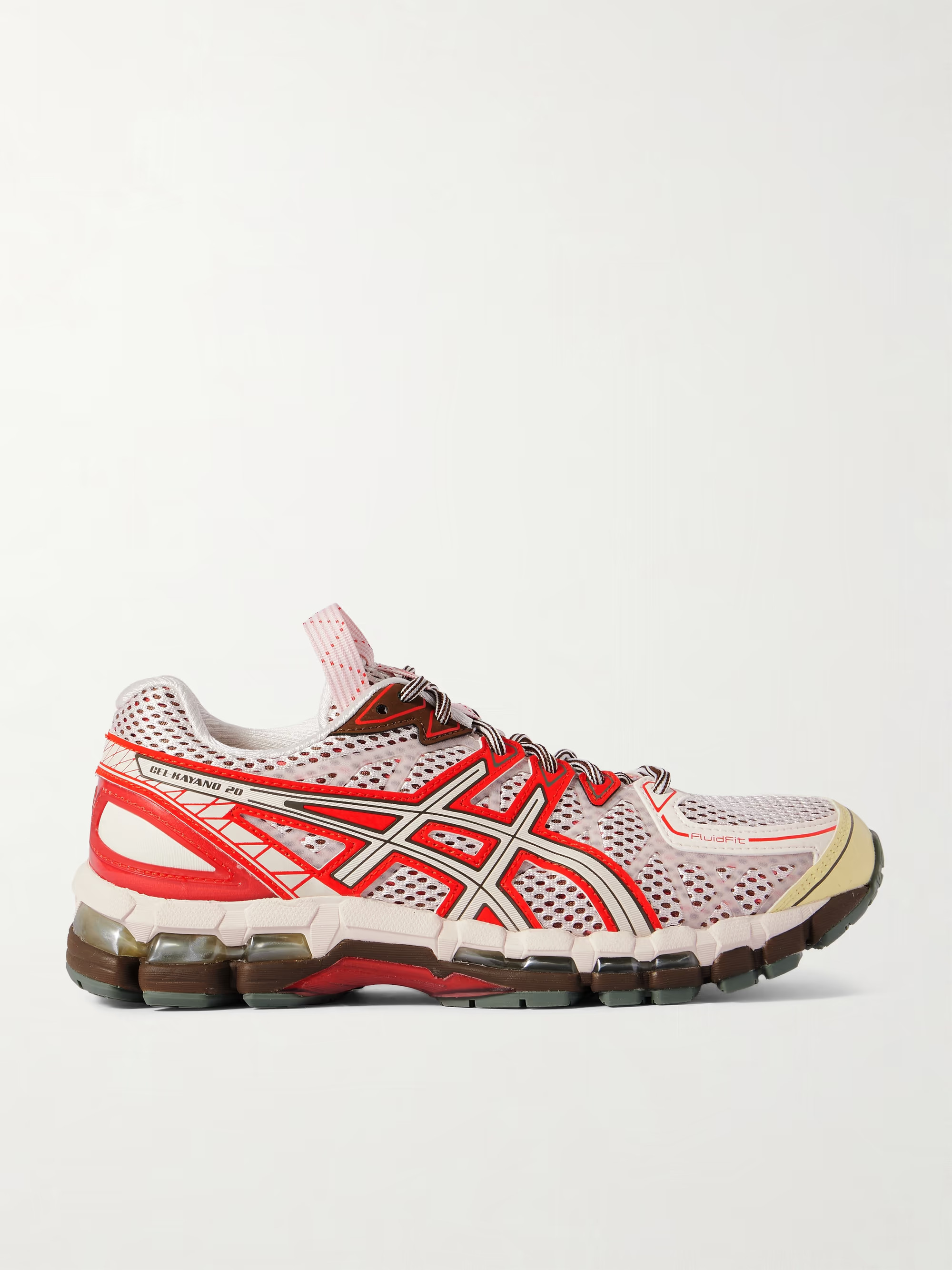 GEL-KAYANO 20 rubber-trimmed mesh sneakers | NET-A-PORTER (UK & EU)