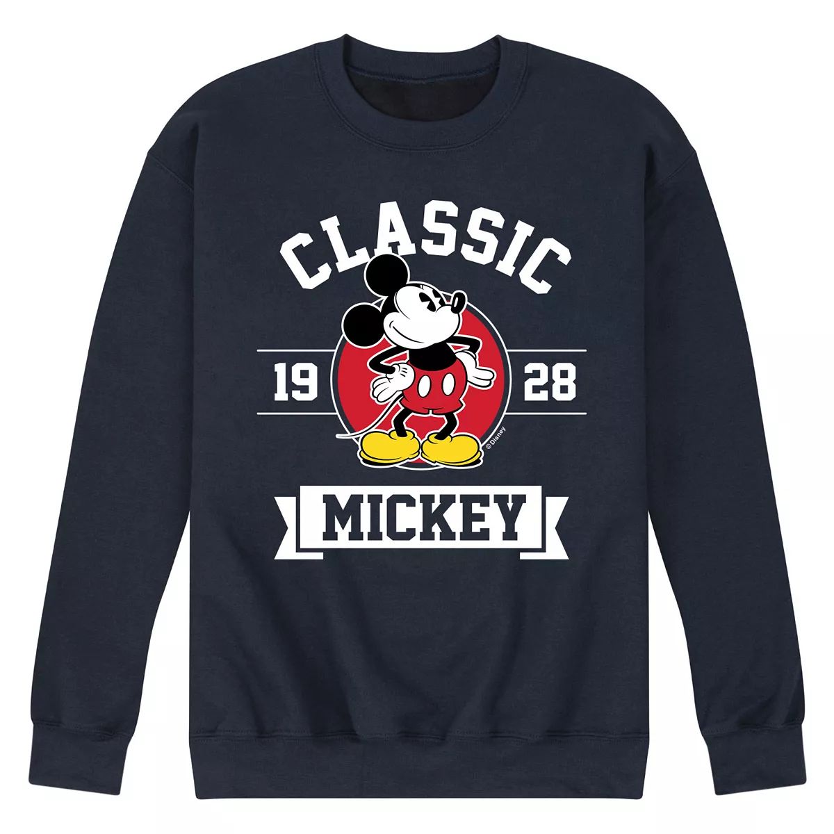 Disney's Mickey Mouse Men's Classic 1928 Fleece Sweatshirt | Kohl's