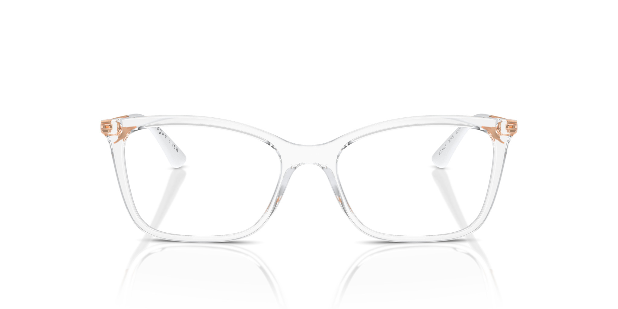 Vogue Eyewear Eyeglasses > Women > Eyeglasses_women > Vogue Eyewear > New Arrivals > Fashion Favorites > Prescription Glasses Bundles 0VO5563 - Clear/ | Target Optical