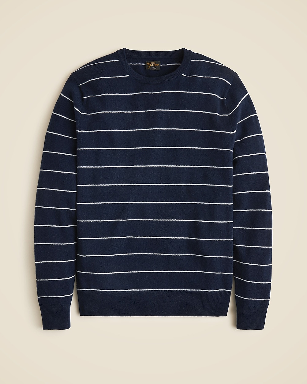 Cashmere crewneck sweater in stripe | J. Crew US