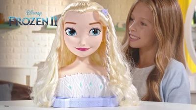 Disney Frozen 2 Deluxe Elsa the Snow Queen Styling Head 17pc | Target