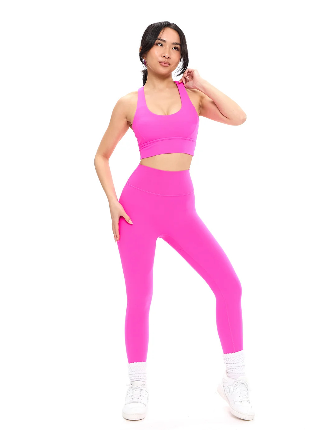 Rosa Sports Bra - Hard Candy | Buffbunny