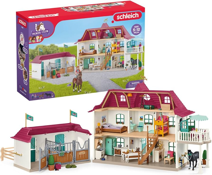 Schleich Horse Club - 192Pc Lakeside Country House And Stable | 42551 | Amazon (US)