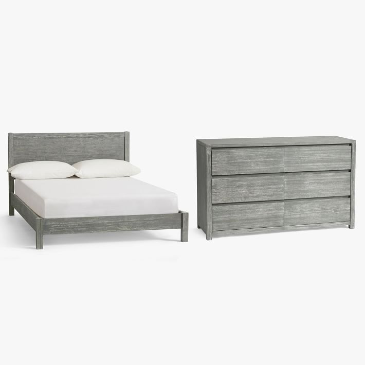 Costa Classic Platform Bed & 6-Drawer Dresser Set | Pottery Barn Teen