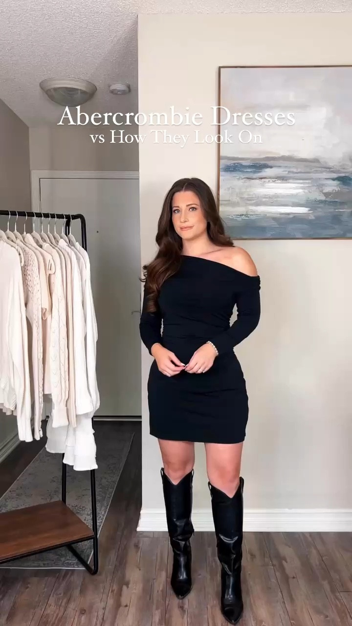 Abercrombie Dresses | Mini Dress 
I’m 5’1 wearing 