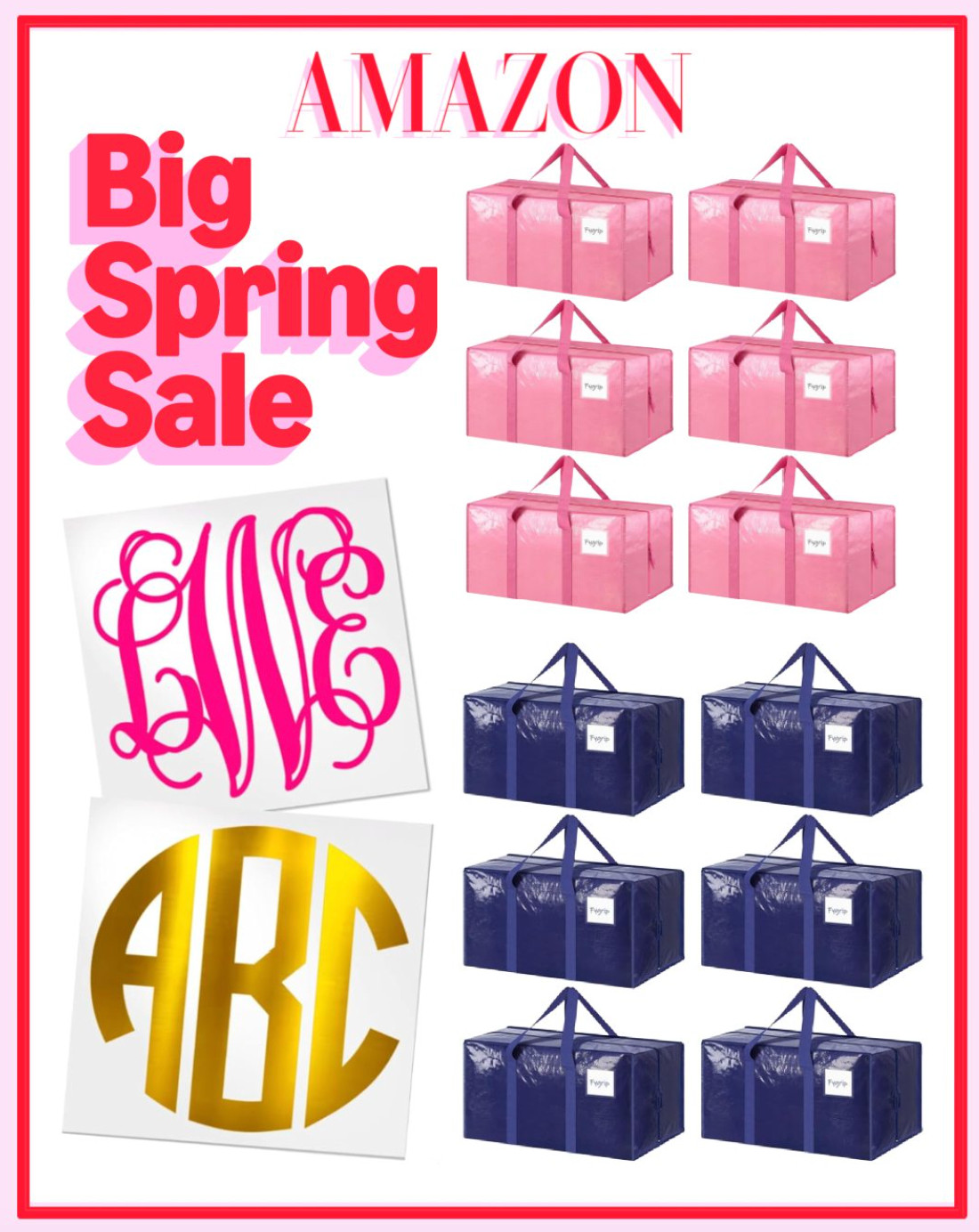 Got a college bound kid?? Grab these giant bags (ON SALE!) for easy packing! Bonus points for adding a monogram sticker. 

 #LTKmomlife #LTKSaleAlert #LTKKids